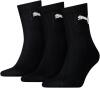Puma Herren Sportsocken Short Crew Socks Sportsocken mit Frotteesohle 12er Pack, Schwarz, 35-38, 4X231011001200035