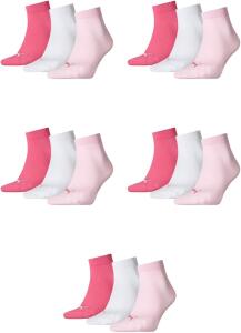 PUMA 15 Paar Unisex Quarter Socken Sneaker Gr. 35-49...