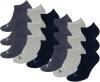 PUMA Unisex Sneakers Socken Sportsocken 18er Pack Navy/Grey/Nightshadow Blue 532-39/42