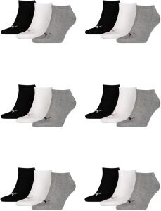 PUMA 18 Paar Sneaker Invisible Socken Gr. 35-49 Unisex...