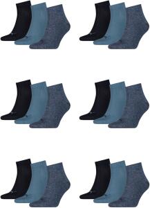 PUMA 18 Paar Unisex Quarter Socken Sneaker Gr. 35-49...