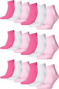 PUMA 18 Paar Unisex Quarter Socken Sneaker Gr. 35-49...