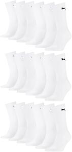 PUMA 18 Paar Sportsocken Tennis Socken Gr. 35-49 Unisex...