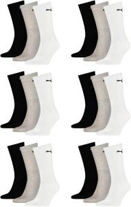 PUMA 18 Paar Sportsocken Tennis Socken Gr. 35-49 Unisex...
