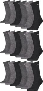 PUMA 18 Paar Sportsocken Tennis Socken Gr. 35-49 Unisex...
