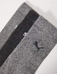 PUMA 18 Paar Sportsocken Tennis Socken Gr. 35-49 Unisex für sie und ihn, Socken & Strümpfe:43-46, Farbe:207 anthracite/grey