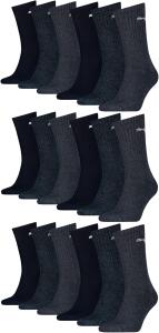 PUMA 18 Paar Sportsocken Tennis Socken Gr. 35-49 Unisex...