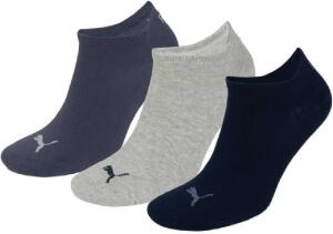 Puma Unisex Sportsocken 3er Pack, Navy/Grey/Nightshadow...