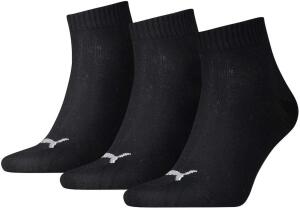 PUMA Quarter Socke PUMA UNISEX QUARTER PLAIN 3P, black, 35-38, 271080001