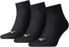 PUMA Unisex Plain Quarter Socken, Schwarz, 47-49 EU, 3er Pack
