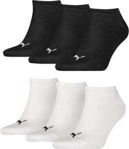 Puma Unisex - Erwachsene Sportsocken, 6er pack, schwarz...
