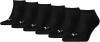 PUMA unisex Sneaker Socken Kurzsocken Sportsocken 261080001 6 Paar, Farbe:Schwarz, Menge:6 Paar (2x 3er Pack), Größe:43-46, Artikel:-200 black