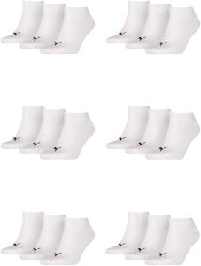 PUMA Unisex Invisible Sneaker Socken 6er Pack,...
