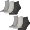 Unisex Quarters Socken Sportsocken 6er Pack = 6 Paar, mt3 (39/42, 800 - anthraci/l mel grey/m me)