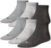 Unisex Quarters Socken Sportsocken 6er Pack = 6 Paar, mt3 (39/42, 800 - anthraci/l mel grey/m me)