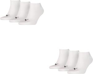 PUMA 6 Paar Sportsocken Tennis Socken Gr. 35-49 Unisex...