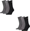 PUMA 6 Paar Sportsocken Tennis Socken Gr. 35-49 Unisex für sie und ihn, Farbe:207 anthracite/grey, Socken & Strümpfe:35-38