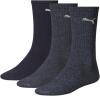 Puma Unisex Sportsocken Cush Crew 6er Pack (35-38, Navy)