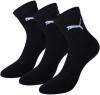 Puma Unisex Short Crew Socken Basic Sportsocken 6 er Pack=6 Paar (mt) (43/46, Black)