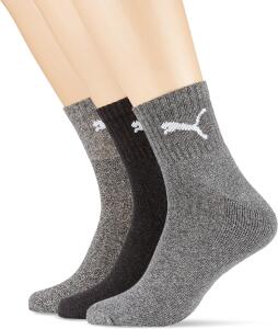 Puma Herren Kurze Sportsocken Socken mit Frotteesohle, 6...