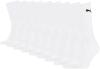 PUMA unisex Sportsocken Tennissocken Freizeitsocken Sport Crew 7312 9 Paar, Farbe:Weiß, Menge:9 Paar (3x 3er Pack), Größe:35-38, Artikel:-300 white