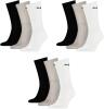 PUMA Herren Sportsocken Unisex 9P, Farbe:325 - white/grey/black, Socken & Strümpfe:35-38