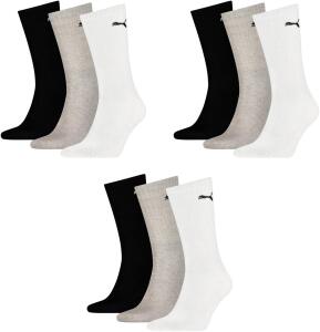 PUMA 9P Unisex Sportsocken für Herren,...