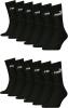 PUMA Unisex Crew Tennissocken Sportsocken Socken für Damen Herren 12 Paar, Farbe:200 - black, Socken & Strümpfe:39-42