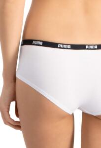 PUMA Damen Puma Womens (5 pakk) Hipster Panties, Black/White, S EU