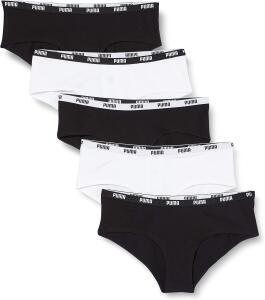PUMA Damen Puma Womens (5 pakk) Hipster Panties,...