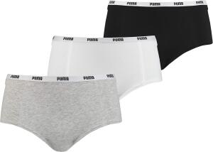 PUMA Damen Unterwäsche Unterhosen 3 Mini Shorts im...