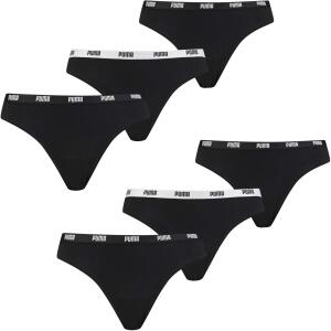 PUMA, Damen String, 6er Pack, Black, XS
