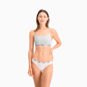 Puma Damen G-String-503008001 G-String, White/Grey/Black, M