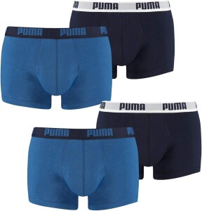 PUMA Boxershort Basic 4er Pack, Jeansblau, XL