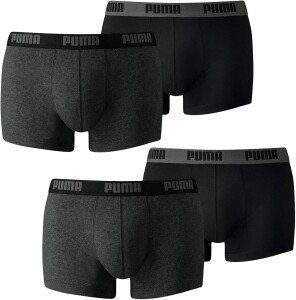 PUMA Boxershort Basic 4er Pack, Jeansblau, XL