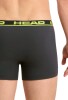 Head Herren Boxershorts Unterwäsche 8P (Phantom/Lime Punch, L)