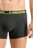 Head Herren Boxershorts Unterwäsche 8P (Phantom/Lime Punch, L)
