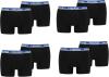 Head Herren Boxershorts Unterwäsche 8P (Black/Blue, L)