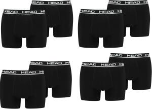 HEAD Herren Boxershorts Unterwäsche 8P (Schwarz, L)