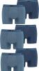 Head Herren Boxer Short Underwear (6er Pack) (M, Blue Heaven/Blue Heaven)