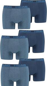 Head Herren Boxer Short Underwear (6er Pack) (L, Blue...