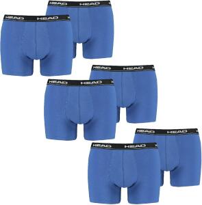 HEAD Herren Boxer Short Underwear (6er Pack), Blue/Black, L