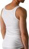 Mey Herren Unterhemd - Noblesse 2800 - Weiß - Größe 6 - Shirt aus reiner Baumwolle - Tank Top ohne Seitennähte - Feinripp - Maschinenwäsche bis 95 Grad