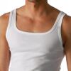 Mey Herren Unterhemd - Noblesse 2800 - Weiß - Größe 8 - Shirt aus reiner Baumwolle - Tank Top ohne Seitennähte - Feinripp - Maschinenwäsche bis 95 Grad