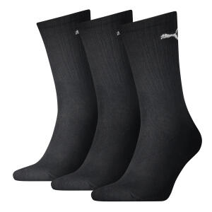 Puma 6 Paar Unisex Crew Tennissocken ECOM schwarz