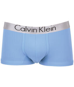 Calvin Klein ck metallic chrome micro low rise trunk blau