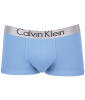 Calvin Klein ck metallic chrome micro low rise trunk blau