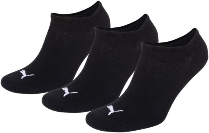 Socken Puma 3 Paar Sneaker/ Füßlinge Unisex schwarz